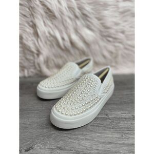 INC International Concepts Women's Korene Slip On Sneakers - Pearl 5M